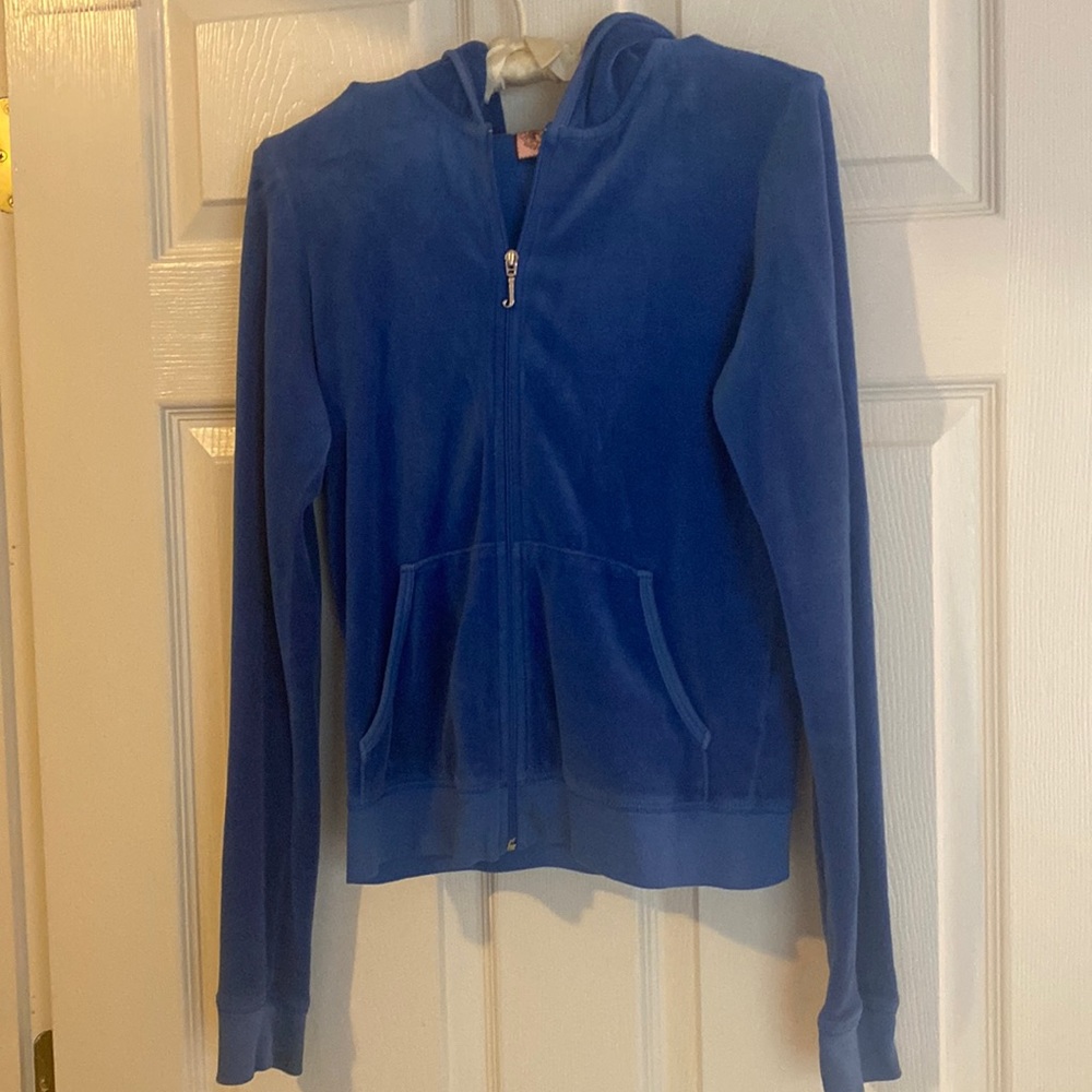 Juicy royal blue sweat jacket